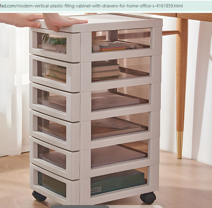 6598-7 Desk Side Storage For Document, Small Items, Stable and Quiet - Image 3
