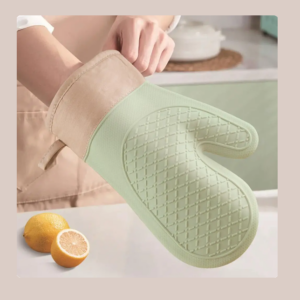 010070 Silicone Double Layer Heat Insulation Oven Glove