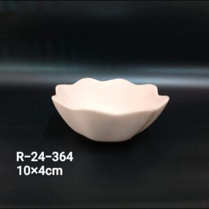 R-24-364 Elegant Design Blossom Flower Ceramic Saucer For Refined Dining