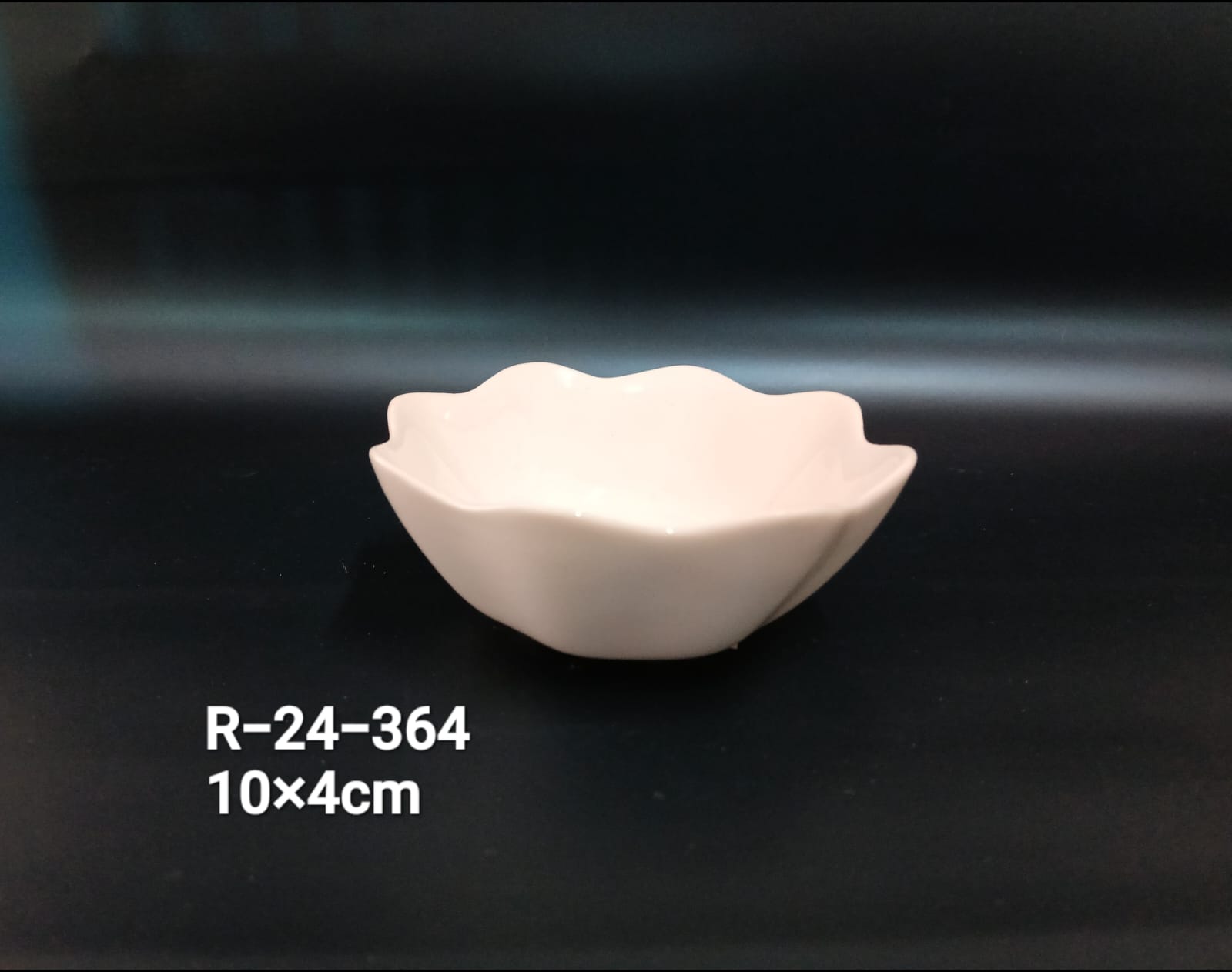 R-24-364 Elegant Design Blossom Flower Ceramic Saucer For Refined Dining