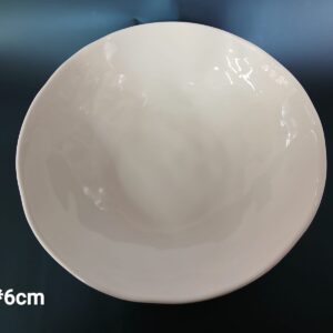 R-88 Medium Round Soft Ripple Ceramic Bowl