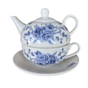 I-18&i-19 Tea Pot with Cup & Saucer Set