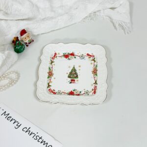 SDG-19 Christmas SET OF 4PCS SQUARE SIDEPLATE