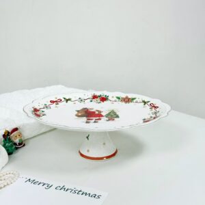 SDG-49 Christmas Oval Cake Stand (36CMC× 25.5CM × 12CM)