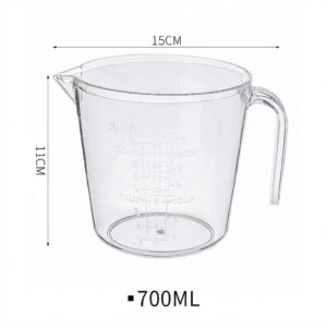 700ml Clear Measuring Cup with Handle & Pouring Spout(NO.9553)