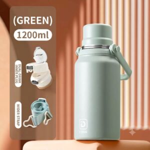 FXD-7587 Vacuum Stainless Steel Flask 1200ML - Green