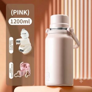FXD-7587 Vacuum Stainless Steel Flask 1200ML - Pink