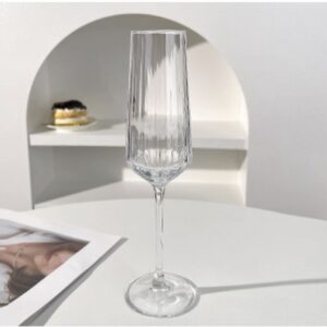EO00108 4-Piece 250ml Elegant Fluted Champagne Glass Set