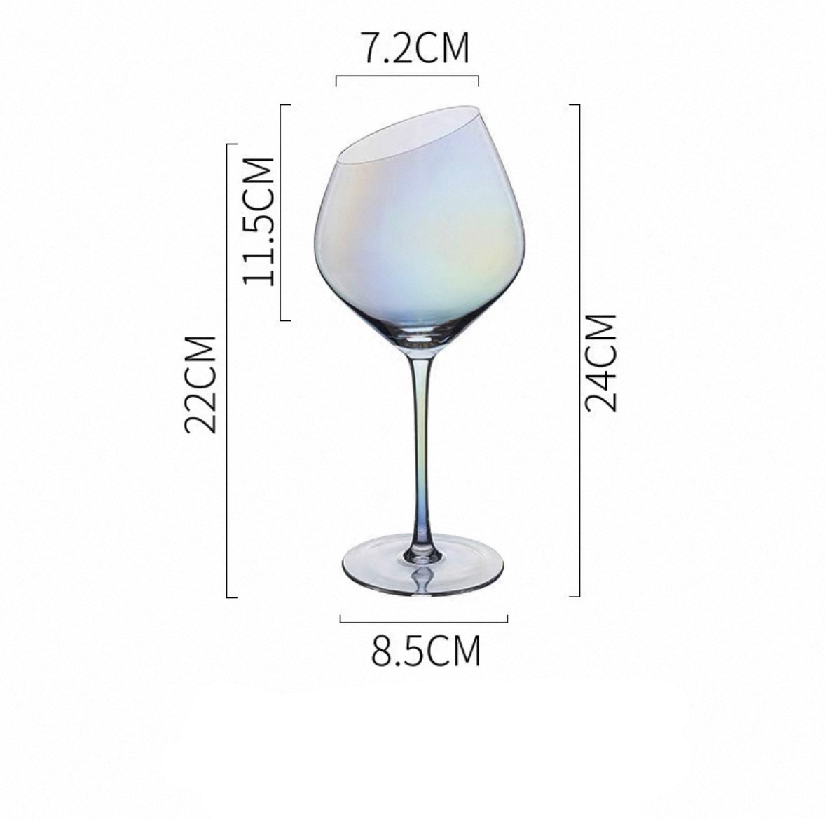 JP07-XC 4-Piece 570ml Premium Stemmed Wine Glass Set