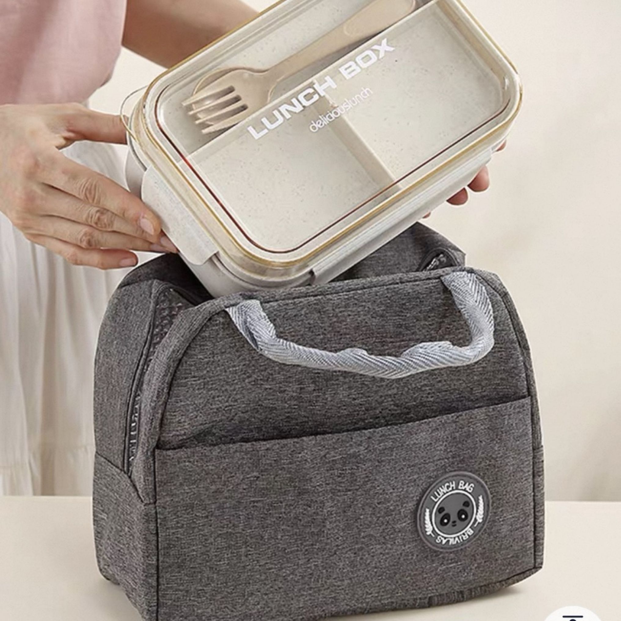 3276-T39 Lunch Box Set (Lunch Box & Food Bowl & Bag) - Image 8