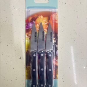 3-Piece Stainless Steel Paring Knife Set