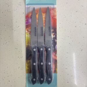 3-Piece Stainless Steel Paring Knife Set